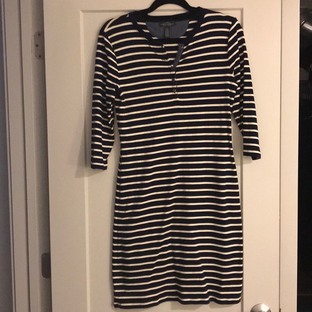 Striped shirt dress